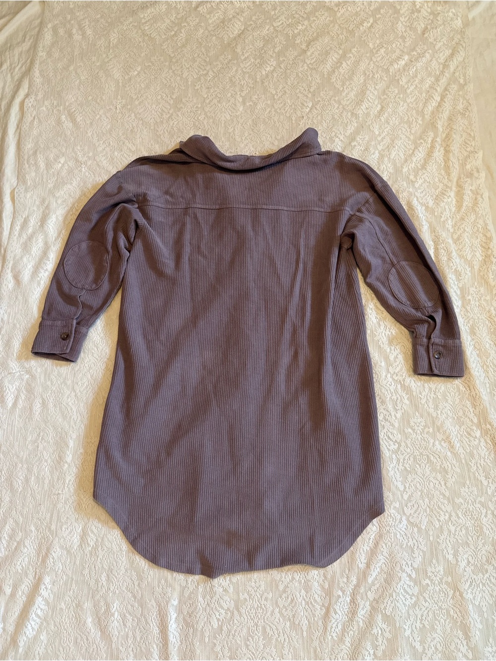 Anthropologie duster shacket in purple - Picture 13 of 14